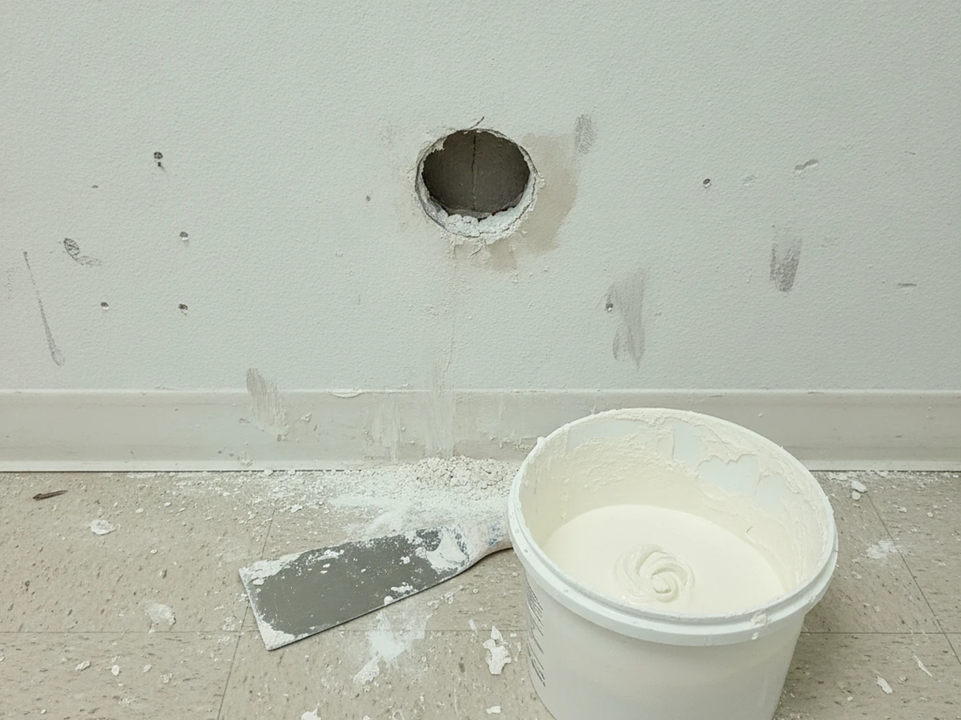 Drywall patch rental turnover Hastings Nebraska Adams County Hastings College area doorknob hole tenant repair Brian