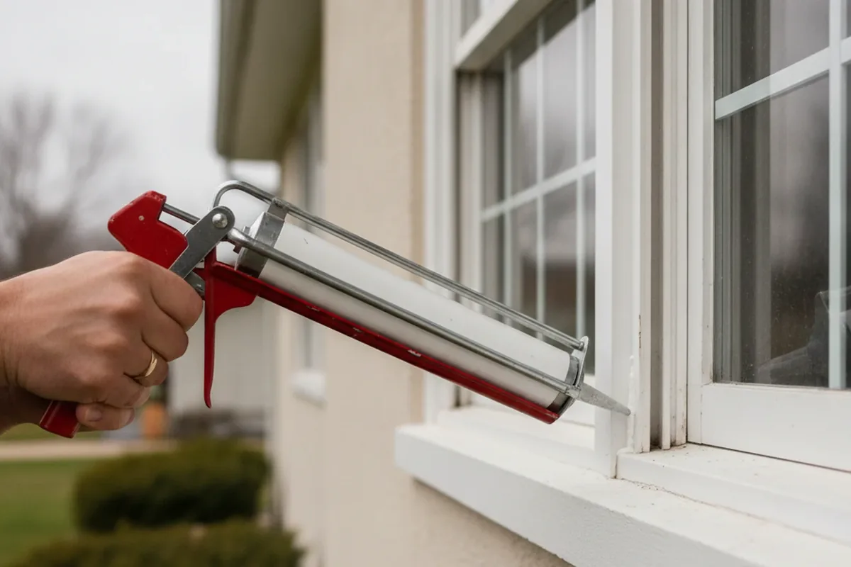 Handyman window caulking pre-winter prep Hastings Nebraska Adams County south-central Nebraska Brian Republican River valley